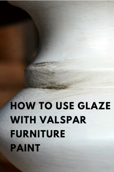 glaze valspar antiquing paint furniture using