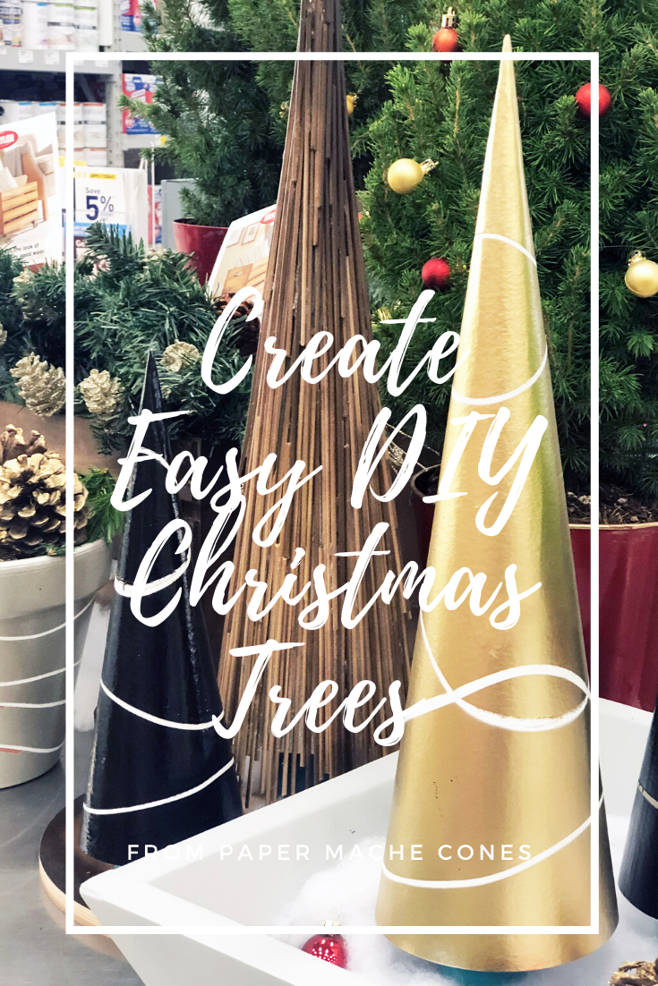 Create a Fabulously Easy DIY Christmas Tree from Paper Mache Cones -  Thirteen Chairs