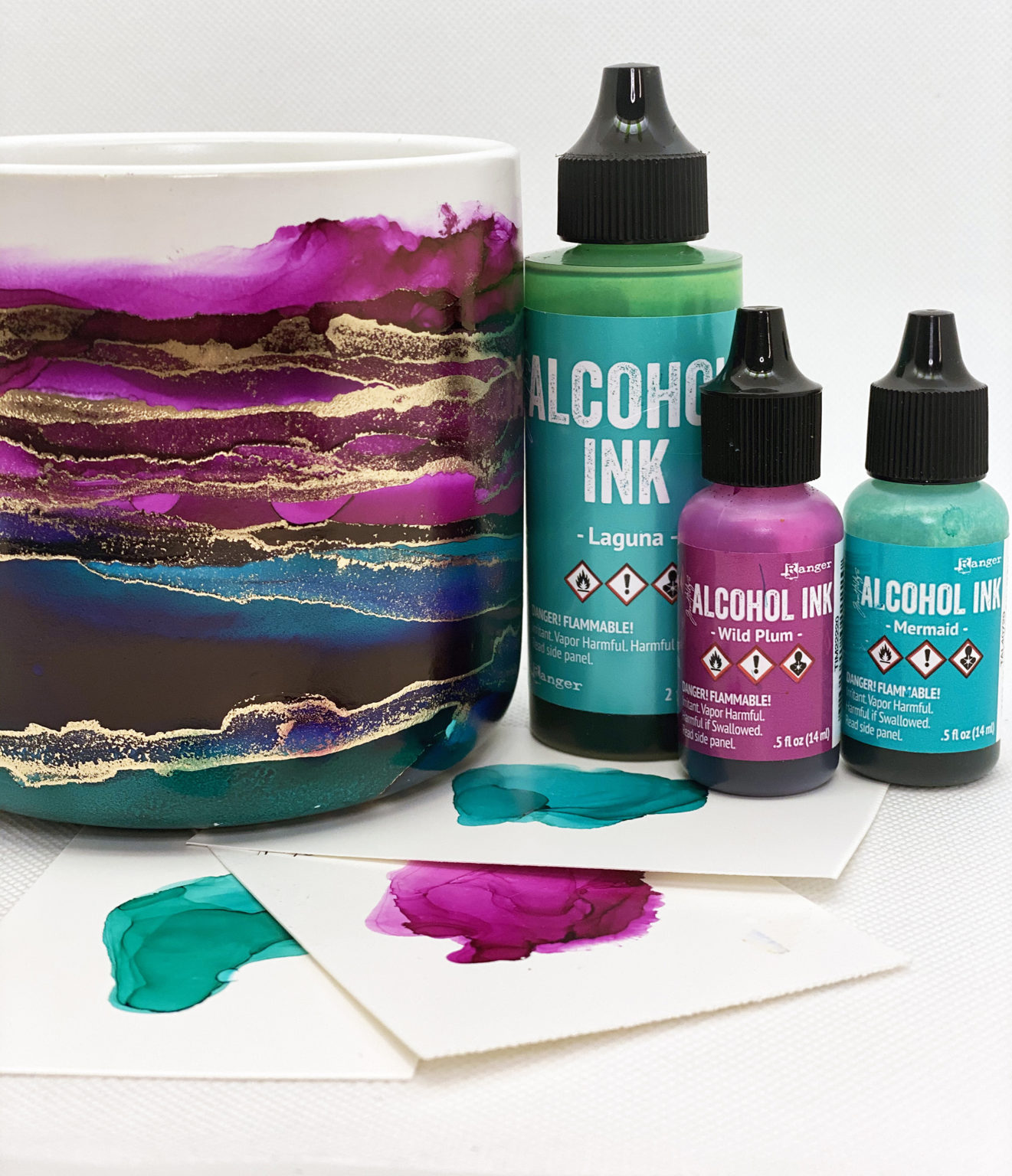 Choosing the Perfect Alcohol Ink Color Combinations Thirteen Chairs